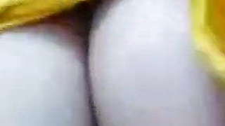 Desi Tamil Girlfriend stripping on Whatsaap for Boyfriend