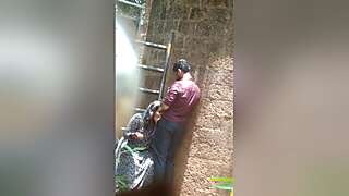 Today Exclusive -desi Lovers Out Door Romance And Blowjob Part 3