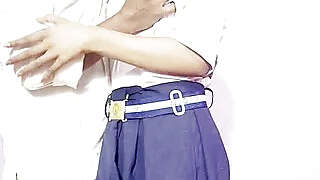 Desi college girl ne apane boy friend ko ghar par bulakar chut ko chudawaya