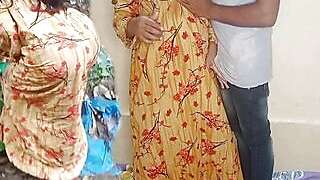 Ajnabi ladka pani Peene ke bahana karke khet me kam kar rahi didi ko gharme jake chut mari