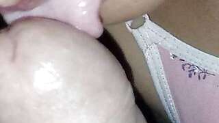 Blowjob very erotic blowjob with my boyfriend toung action on cock a huge dick suking video early morning dick was make