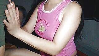 Desi sex Blowjob from Stepsister pumping cum hijab sex