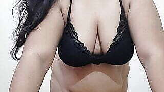 sexy indian bhabhi in black bra part 2