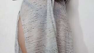 I show my juicy tight pussy under skirt ecxitant finger massage