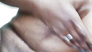 Desi Bhabhi self massage with hands  part1