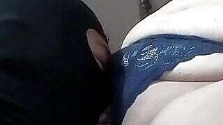 sucking my stepmother's pussy until she squirts