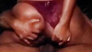 Indian slut riding cock.