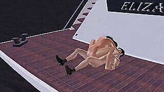 Tamil Audio Sex Story - Tamil kama kathai - Ammavoda pundai pakuthi - Animated video of a cute couples having sex