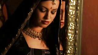 Horny Brunette Girl From India Playing With Her Perfect Body