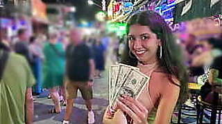 Picked up a prostitute on public and fucked her in all holes, cum on her face