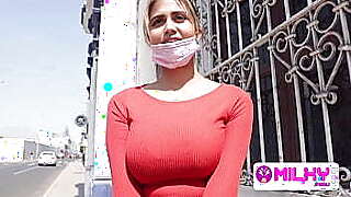 Latina with huge tits visits my studio for some photos.